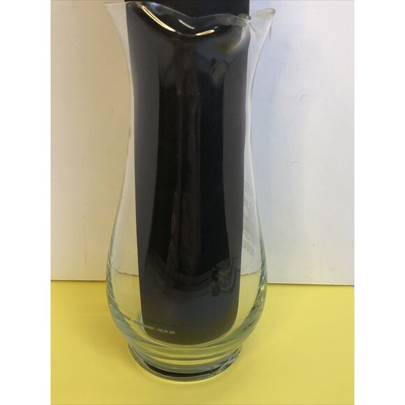 Vodka Carafe Wolfschmidt Vodka Pitcher Barware Carafe 9" T x 3.25" Base Vintage - Picture 5 of 8